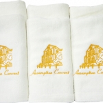 ผ้าขนหนูใยไผ่ปักตึกอัสสัมชัญ