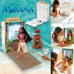 นำเข้า 🇺🇸 เซ็ทตุ๊กตาโมอาน่าและกิจกรรมระบายสีMoana Disney Story Doll - Moana 11" , ราคา 1,590 บาท