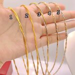 สร้อยคอโชคเกอร์ (ไม่รวมจี้) ยาว 16 นิ้ว