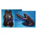 เรซิ่นดำรูปมือนามบัตร