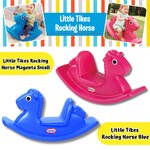 NEWม้าโยก 🎠 นำเข้า🇺🇸 ของแท้ 💯 Little Tikes Toy Rocking Horse - ม้าโยกน้อย Tikes สําหรับเด็กอายุ 18 เดือนขึ้นไป ราคา 3190 บาท