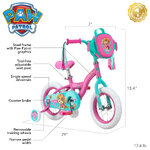 จักรยานเด็กสีชมพู Nickelodeon's PAW Patrol: Skye Sidewalk Bike (สินค้านำเข้า USA) ขนาดล้อ 12 นิ้ว