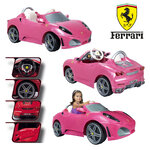 รถแบตเตอรี่เด็ก Ferrari F430 6-Volt Battery-Powered Ride-On, Pink