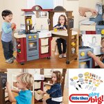 ใหม่ !!! สินค้าพร้อมส่ง ชุดครัวเสมือนจริงพร้อมเคาน์เตอร์บาร์สุดไฮเทค จาก Little Tikes Little Tikes Kitchen & Restaurant ราคา 9,900 บาท