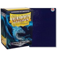 สลีฟ Dragon Shield สีน้ำเงิน Night Blue Sleeve Standard สำหรับบัดดี้ไฟท์ โปเกมอน BOT EVEDEN... 100 ซอง