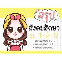 สรุปสังคม ม.1-2-3