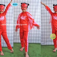 ชุด Owellet+หน้ากากไม่มีไฟ PJ mask ไซส์ XS