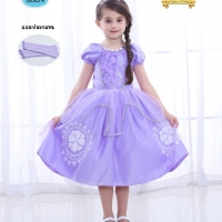 ชุดเจ้าหญิงโซเฟียสีม่วง Sofia the first ไซส์ 120