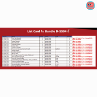 เฉพาะเด็ค D-SS04 เมสไซยาห์ Stride 60 ใบ เล่นได้เลย ฟอยแบบละ 1 ใบ