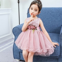 ชุดราตรีสีชมพูกะปิ ไซส์ 100