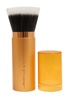 REAL TECHNIQUES :: Retractable Bronzer Brush แปรงปัดหน้าขนสังเคราะห์ สำหรับทำบรอนเซอร์ ปัดแป้งฝุ่น ด้ามแปรงหรูหรา ทันสมัย พร้อมฝาปิดเพื่อรักษาขนแปรง