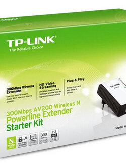Powerline TP-LINK (TL-PA6010KIT) AV600 Gigabit ชุดคู่