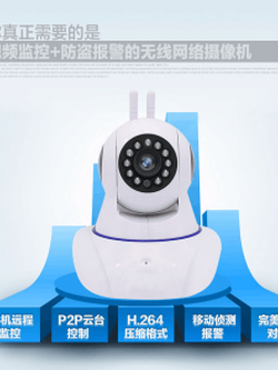 กล้องวงจรปิดไร้สาย-2 เสา LAN 960P-P2P#2650-7290-20-611024