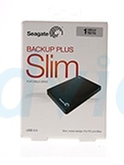 1 TB. Ext. 2.5" Seagate Backup Plus Slim (Black USB3)