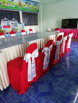 ผ้าคลุมเก้าอี้ พร้อมโบว์ 2120-1650-25-621120