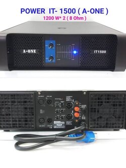 เพาเวอร์แอมป์ POWER IT-1500 (A-ONE) #210000-121990-19-611023