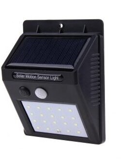 โคมไฟโซล่าเซลแบบติตตั้งผนัง LED 28 ดวง กันน้ำ#2120-1295-58-610819