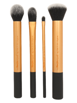 REAL TECHNIQUES :: Core Collection ชุดแปรงขนสังเคราะห์ 4 ด้าม พกพาสะดวก ดูรายละเอียดด้านใน