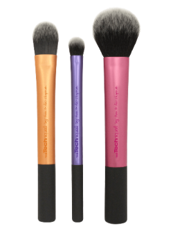 REAL TECHNIQUES :: Travel Essentials ชุดแปรงแต่งหน้า 3 ด้าม พกพาสะดวก ดูรายละเอียดด้านใน