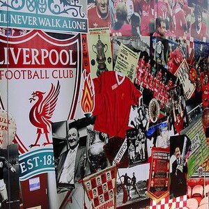 Liverpool FC Warrior White Kop Scarf - 100% Acrylic, Official LFC Supporters Scarf