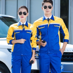 ชุดช่าง,เสื้อช้อป,เสื้อวิศวกร,เสื้อช่างยนตร์,เสื้อช่างไฟฟ้า,เสื้อช่างถูกที่สุด สีภาพ S-4XL M6203008 ชุด