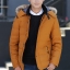 CM5909003 เสื้อโค้ทเกาหลีผู้ชายมีฮูดถอดได้ผ้าผสมขนเป็ด jeep (พรีออเดอร์) รอ 3 อาทิตย์หลังชำระเงิน CM5909003 ชิ้น