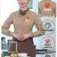 เสื้อฟอร์มพนักงานร้านอาหารกาแฟโรงแรม แขนยาว น้ำตาล เทา M-6XL F6809005 เสื้อ+เปื้อน* ขั้นต่ำ 2 ตัว