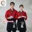ชุดผ้าฝ้ายซูชิกิโมโนสไตร์ญี่ปุ่น สำหรับห้องอาหารญี่ปุ่นเกาหลี เสื้อพนักงานต้อนรับ G6412008 เสื้อตัวเดียว
