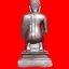 พระโมคคัลลานะ ขนาดบูชา เนื้อทองเหลือง วัดชลอ