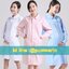 ชุดหมอพยาบาลตั้งครรภ์ แขนยาว สีขาว ฟ้า ชมพู S-3XL TK6306002 ชุด