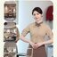 เสื้อฟอร์มพนักงานร้านอาหารกาแฟโรงแรม แขนยาว น้ำตาล เทา M-6XL F6809005 เสื้อ+เปื้อน* ขั้นต่ำ 2 ตัว