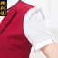 ชุดพนักงานไนท์คลับเสื้อกั๊กในตัวร้านอาหาร KTV ,Night wear,Tooling Bar Waiter,ชุดพนักงานบาร์,ชุดพนักงานโรงหนัง,ชุดพนักงานโรงละคร คาซิโน สำเนา ม่วง แดง L-3XL K6707003 เสื้อเย็บติดเสื้อกั๊ก