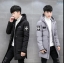 CM6010002 สีดำ สีเทา สีกรมท่า เสื้อโค้ทผู้ชายมีฮูดHoodedกันหนาว (พรีออเดอร์) CM6010002 ชิ้น