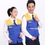 M6107002 เสื้อกั๊กฟอร์มพนักงานช่างวิศวกรรมช่างไฟฟ้าอุตาสาหกรรม ช่างก่อสร้าง สี :ส้ม แดง ดำ เทา เหลือง S-4XL M6107002 ชุด