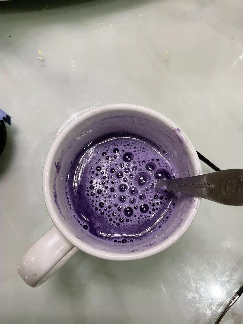 ผงมันม่วงแท้ 100% ไม่มีน้ำตาล ไม่ใส่นม 20g ขนาดทดลอง ทำเครื่องดื่ม เบเกอรี่ ผงมันม่วงสำเร็จรูป เพื่อสุขภาพ ไม่ใส่นม ไม่มีน้ำตาล ไม่แต่งสี แต่งกลิ่น ผงมันม่วง 100 % Dried Purple Sweet Potato Powder For Beverages and Bakery.