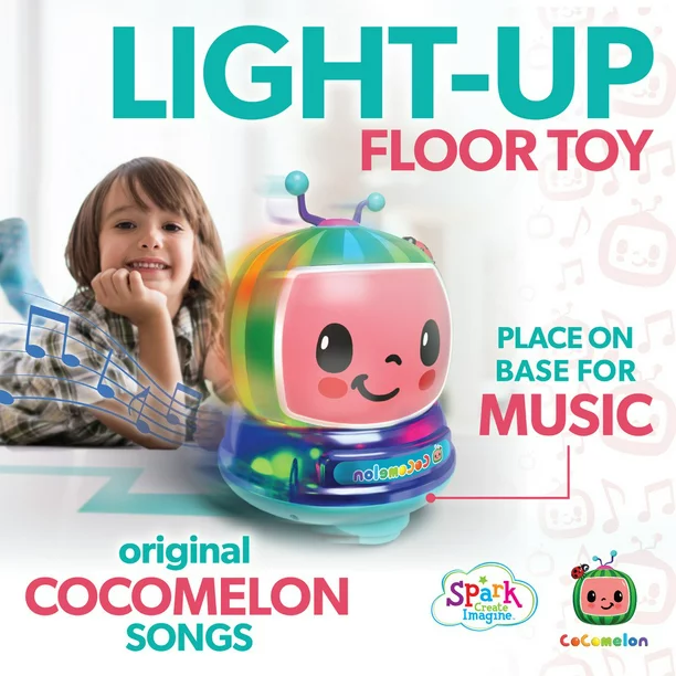 Cocomelonชวนคลาน 2-in-1 Spraying Bath Toy พร้อมไฟ LED สำหรับเด็กชายและเด็กหญิงอายุ 3 ปีขึ้นไป ราคา 950.- บาท