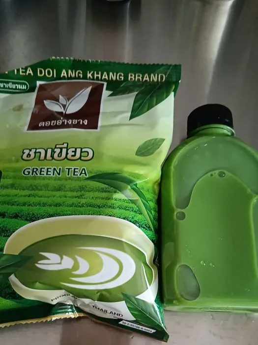 🍃 ผงชาเขียว 100% ใบชาแท้ ตราดอยอ่างขาง | 100% Pure Green Tea Powder Doi Angkhang Brand 📦 ขนาด 200 กรัม | 200g ชาเขียวคุณภาพพรีเมี่ยม จากดอยสูงเชียงใหม่ Premium Green Tea from Chiang Mai Highlands