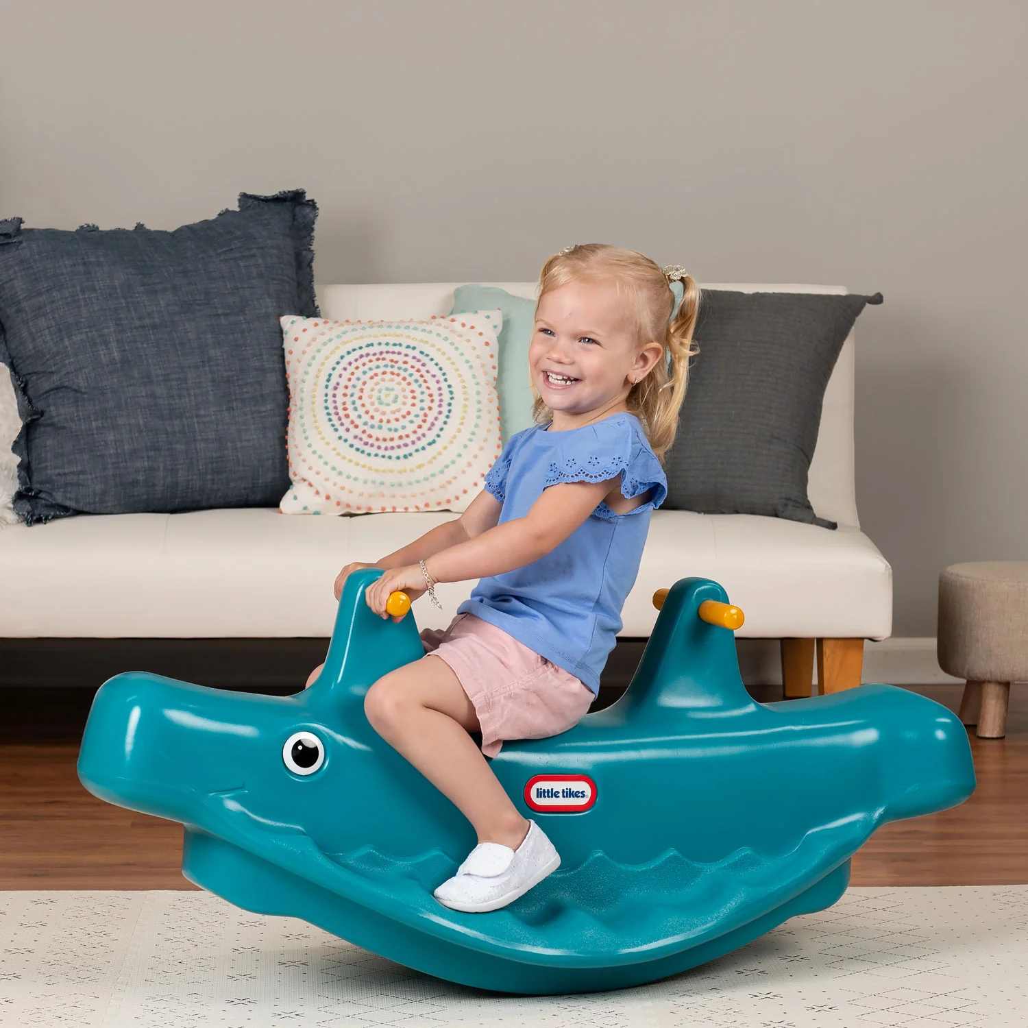 NEWกระดานหกแสนสนุก🐳 นำเข้า🇺🇸 จากแบรนด์ Little Tikes Whale Teeter Totter - Active Play กระดานหกลายปลาวาฬ 🐋สําหรับเด็ก ราคา 4390 บาท
