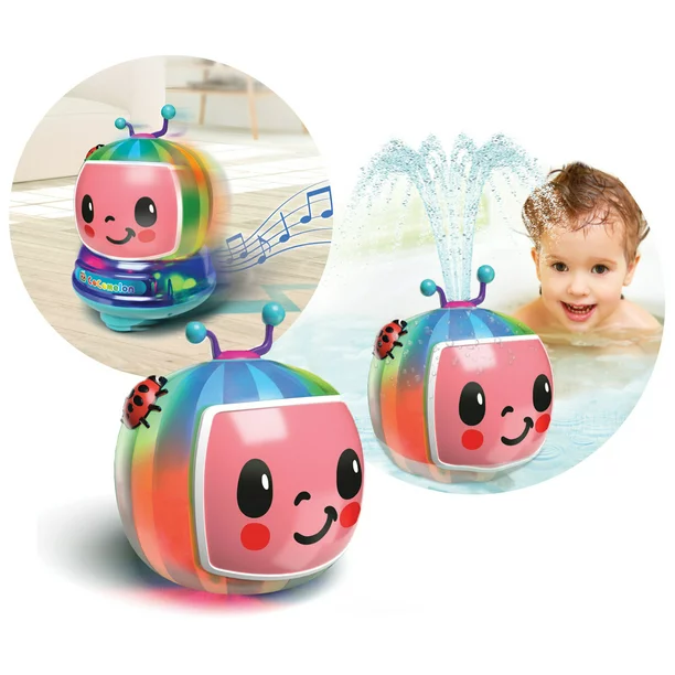 Cocomelonชวนคลาน 2-in-1 Spraying Bath Toy พร้อมไฟ LED สำหรับเด็กชายและเด็กหญิงอายุ 3 ปีขึ้นไป ราคา 950.- บาท
