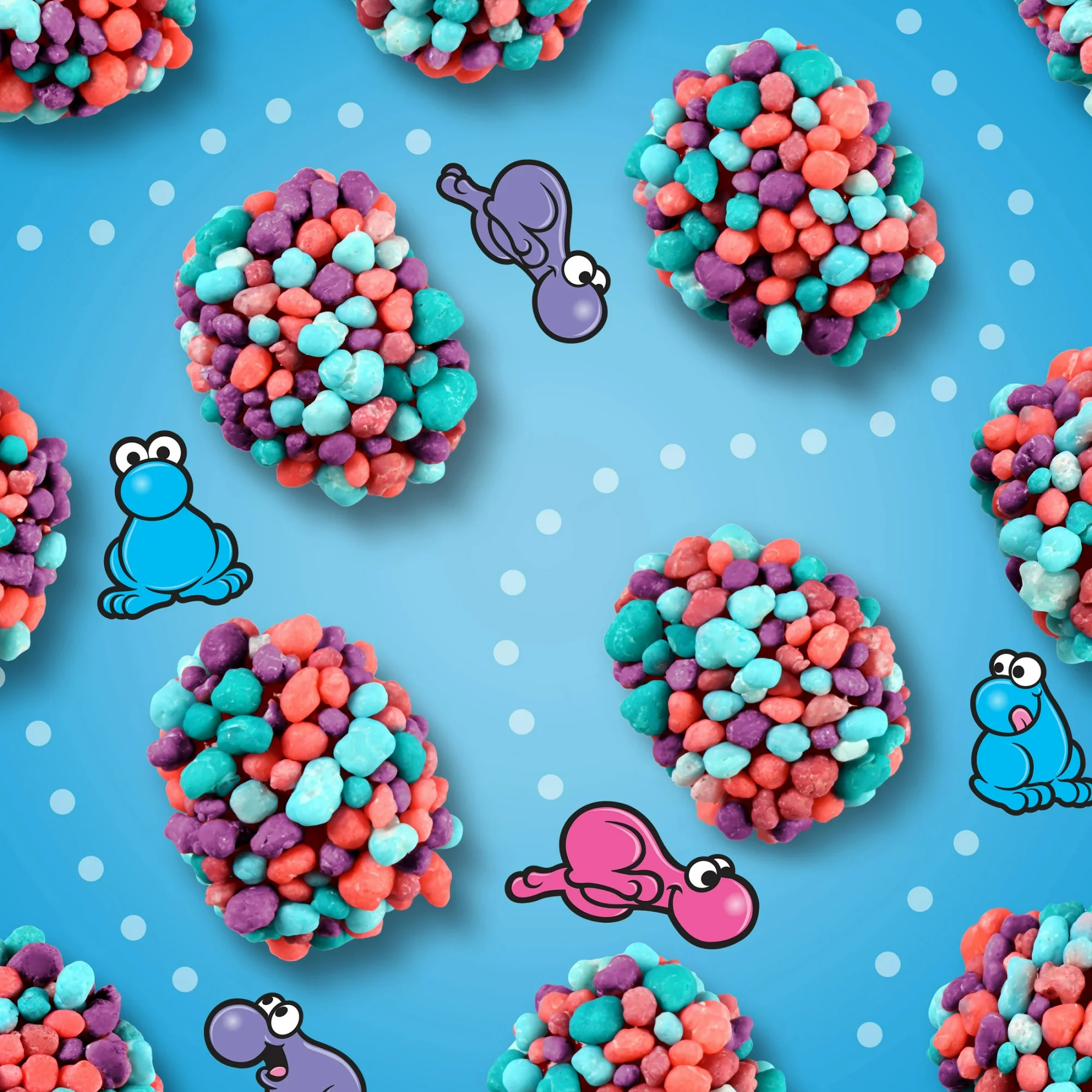 ใหม่ล่าสุด✨นำเข้าเองจาก🇺🇸 Nerds Gummy Clusters Very Berry ถุง 3 ออนซ์