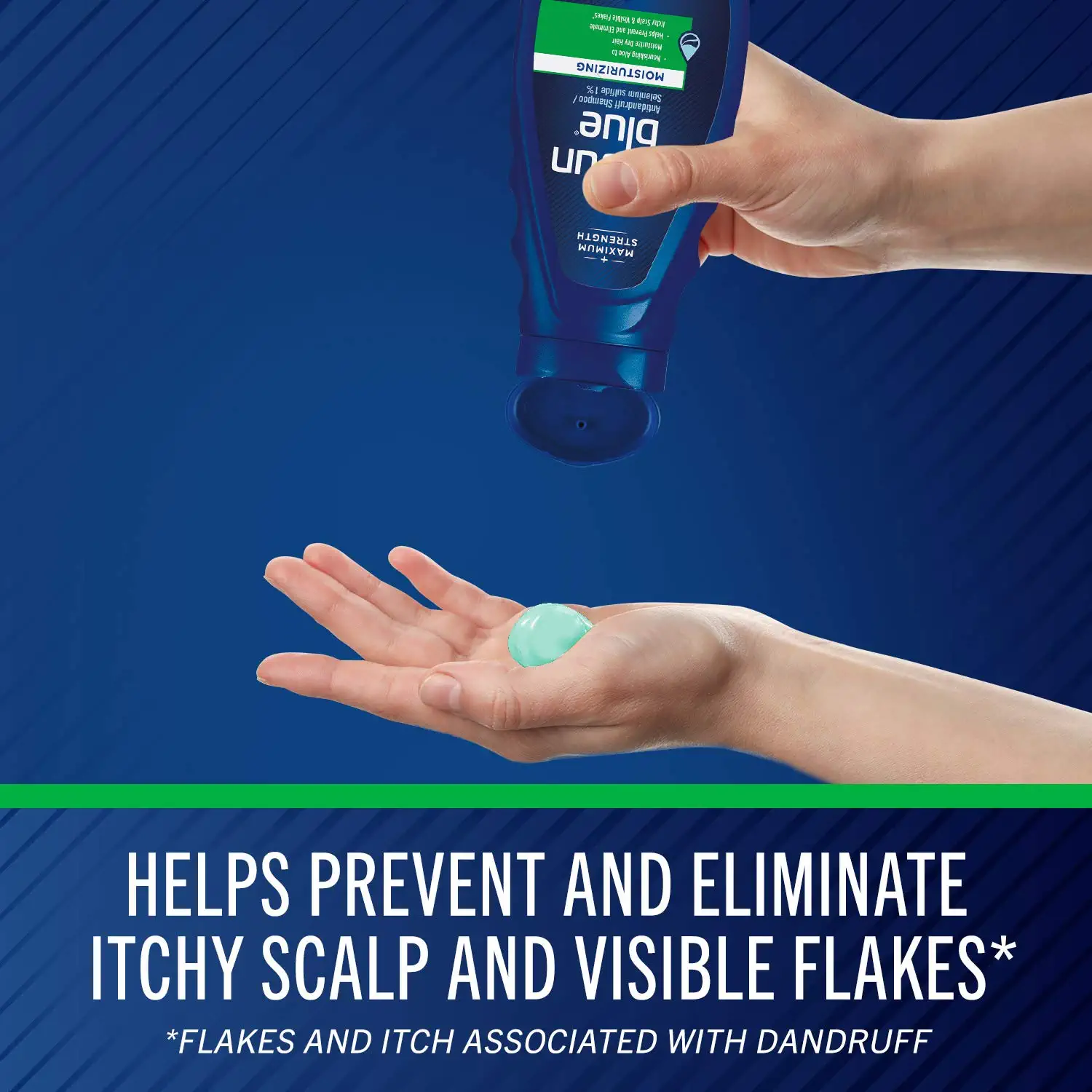 แชมพูขจัดรังแคSelsun Blue Moisturizing Anti-dandruff Shampoo with Aloe 12oz Selenium Sulfide 1% ราคา 500 บาท